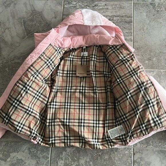 BURBERRY Calder Hooded Down Puffer Coat w/Vintage Check Lining, Sold Out, New - Picture 11 of 16